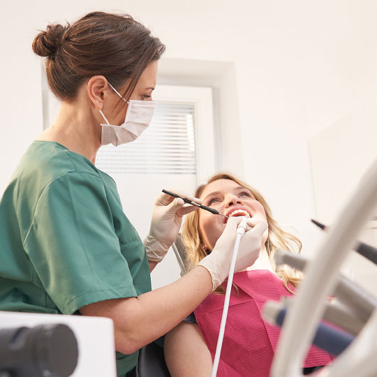 professionelle zahnreinigung zahnarzt raum heilbronn